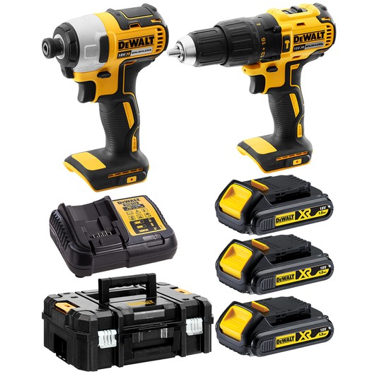 Wkrętarka DCD778 + zakr DCF787 18V 3x1,5Ah DEWALT -zdjęcie numer 1