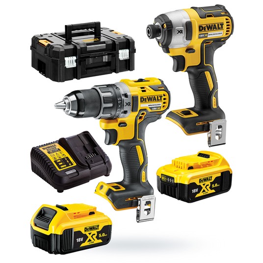 Wkrętarka DCD791+zakręt DCF887 2x5Ah TSTAK DEWALT -zdjęcie numer 3
