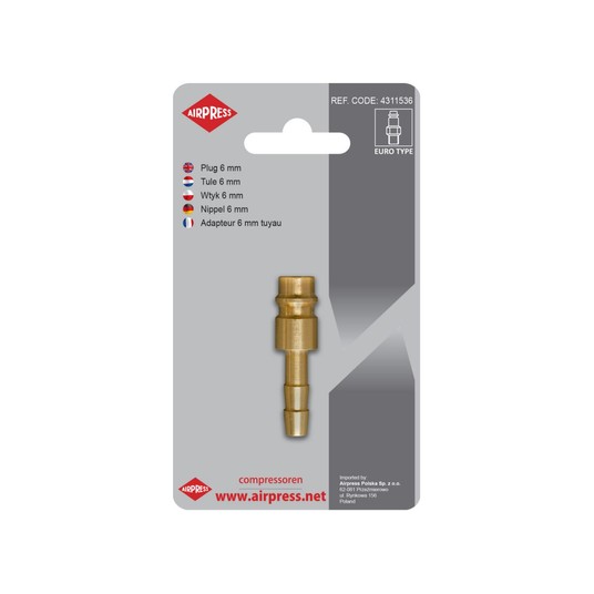 Wtyk na wąż 13mm AIRPRESS -zdjęcie numer 1