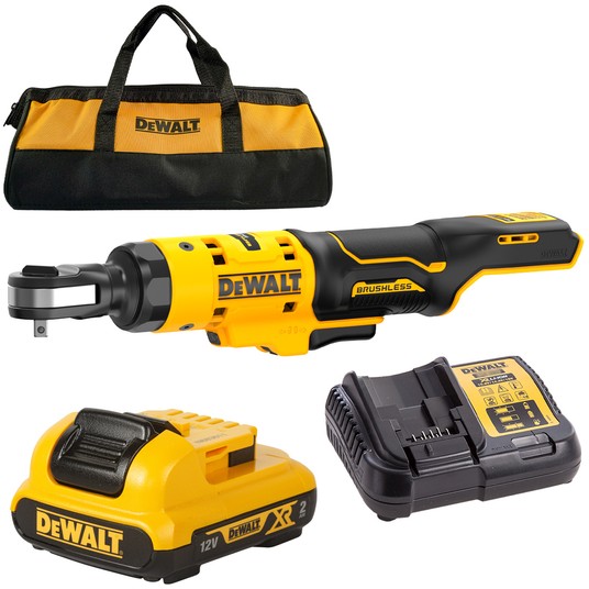 Zakrętarka grzechotka 12V 1/4" 54Nm 1x2Ah DeWALT -zdjęcie numer 1