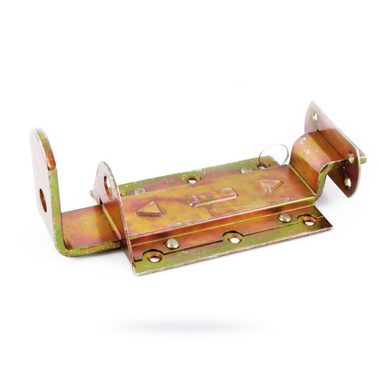 Zasuwka drzwiowa L-150mm odgięta ocynk PIO -zdjęcie numer 3
