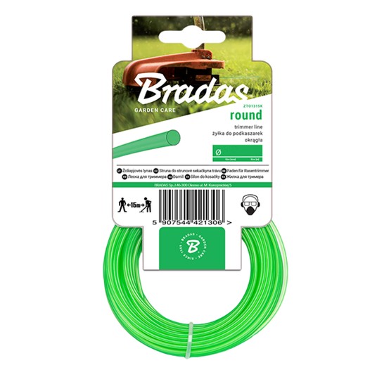 Żyłka tnąca okrągła 2,7mmx15mb (10) BRADAS -zdjęcie numer 1