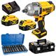 Klucz udar 18V 1355Nm 1/2 2x5Ah DeWalt +nasadki -zdjęcie numer 1
