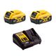Ładowarka uniwersalna + 2x bateria 18V 5Ah DeWalt -zdjęcie numer 1