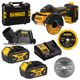 Szlifierka kątowa 18V 76mm 2x4Ah BL TSTAK DeWALT -zdjęcie numer 1