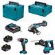 Zestaw DDF484 DHR243 DGA504 2x5Ah MAKITA kufer -zdjęcie numer 1