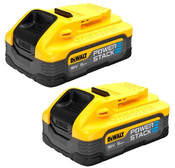 Akumulatory 18V Powerstack 2szt 5Ah DeWalt