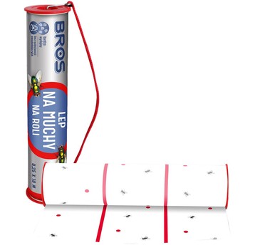 BROS lep na muchy rolka 25cm x 10mb (10)