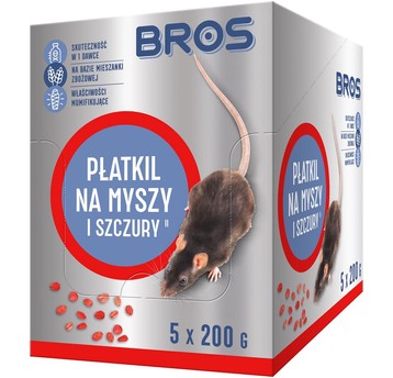 BROS płatki na myszy i szczury 1000g (5x200)