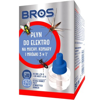 BROS płyn do elektrofumigatora na muchy 3w1 (12)