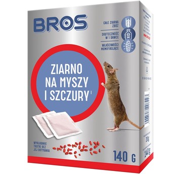 BROS ziarno na myszy i szczury 140g (12)