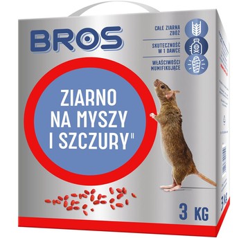 BROS ziarno na myszy i szczury 3000g 3kg (2)