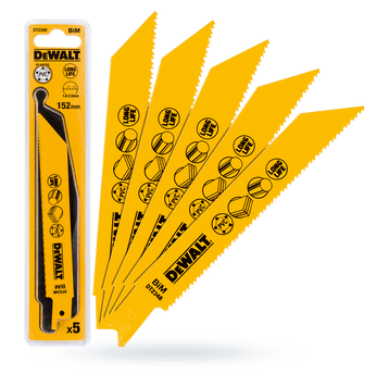 Brzeszczot do pił sza.152mm 1,8-2,5 (5SZT) DEWALT