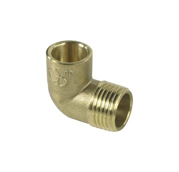 Cu kolano BRĄZ nyplowe 22*3/4"