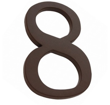 Cyfra brąz"8" 20cm
