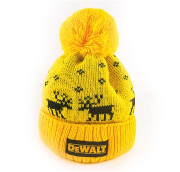 Czapka ocieplana żółta DeWALT