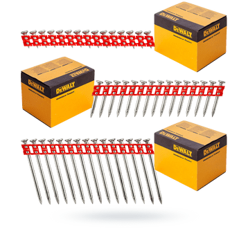 DEWALT gwoździe HX 3,0x53 na taśmie 510szt CZERWO