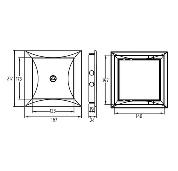 Drzwiczki rewizyjne 150x200 plastikowe DOSPEL