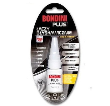 Klej BONDINI PLUS bezbarwny 6g
