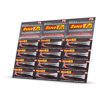 Klej CYJANOPAN 2g M sztywny SUPER FIX PS (12)