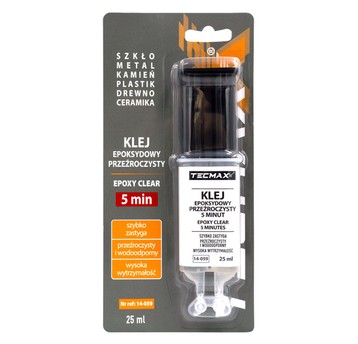 Klej epoksydowy przeź.5 Minut 25ml strzykawka