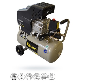 Kompresor olejowy 50L 2,5KM 8bar GEKO