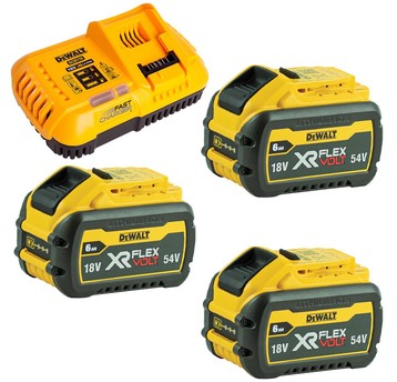 Ładowarka DCB118 + 3x DCB546 6Ah DeWalt FlexVolt