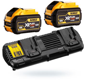 Ładowarka podw.+2 baterie DCB547 9Ah 18-54V DeWalt