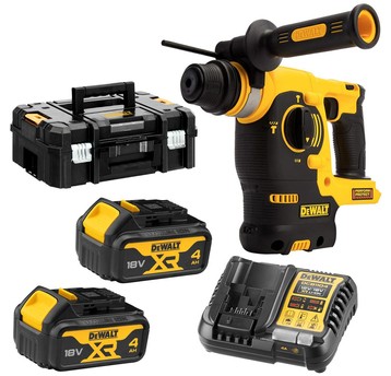 Młotowiertarka 18V SDS+ 2,1j 2x4Ah kufer DEWALT