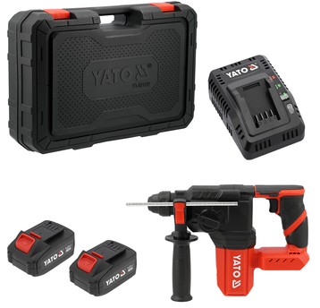 Młotowiertarka 18V SDS+ 2,5j 2x4Ah kufer BL YATO
