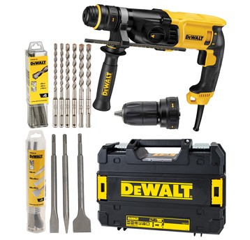 Młotowiertarka 800 W SDS+ 2,8j kufer+ akc DEWALT