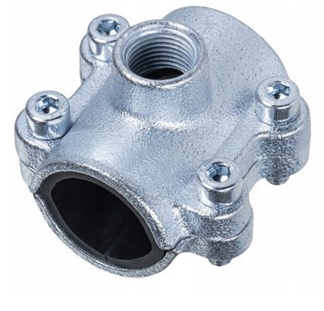 Obejma naprawcza 1/2" z odejściem 1/2" GEBO ANB