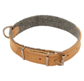 Obroża 2-razy szyta 25mm x 550mm BEŻ