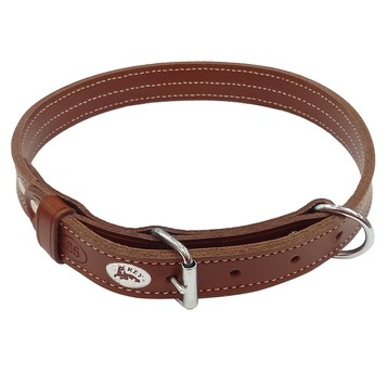 Obroża 3-razy szyta 25mm x 650 mm BRĄZ
