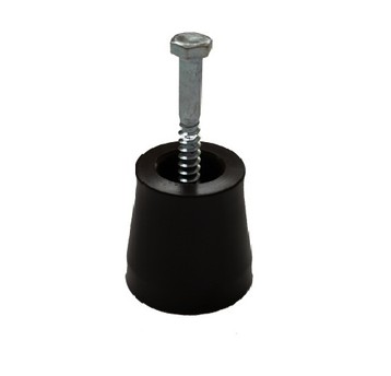 Odbojnik garażowy gumowy CZARNY H-60mm fi50mm