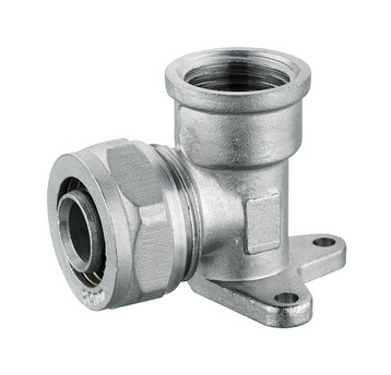 Pex kolano z uchwytami 16x1/2" G/W bateri (10/100)