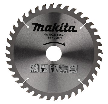 Piła tarczowa 185x40z x30 z widią MAKITA