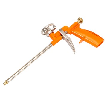 Pistolet do pianki montażowej metal. pomarań rączk