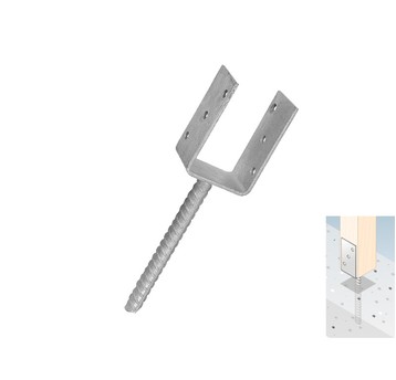 Podstawa słupa 91x325x120x5mm PS 90 U (6)