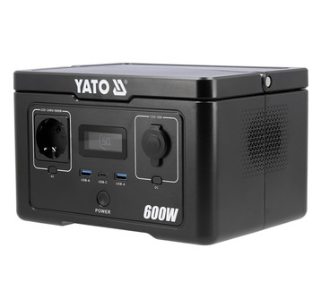 Przenośna stacja zasilania 600W 256WH YATO