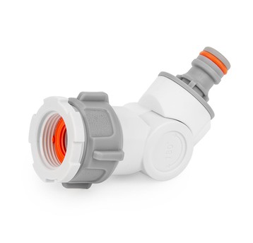 Przyłącze kranu 3/4 x 1" regulowane BIAŁE