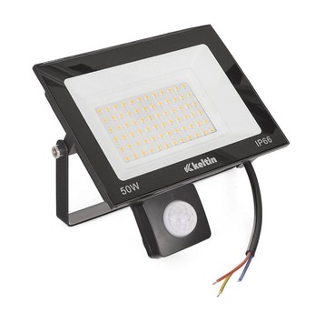 Reflektor SMD LED 50W 4500lm z czuj. ruchu KELTIN