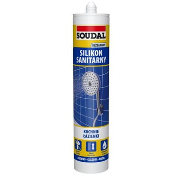 Silikon sanitarny bezbarwny 280ml SOUDAL (15)