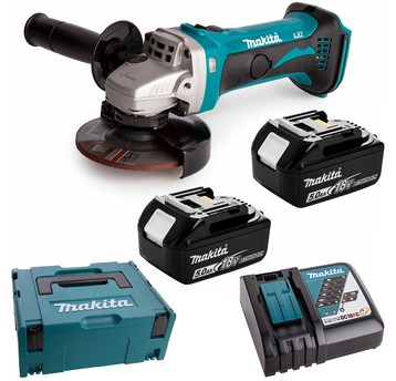 Szlifierka 115mm 18V LXT 2x5Ah Makita MAKPAC