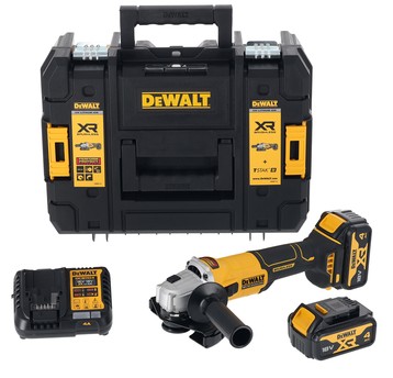 Szlifierka 125/18V 2x 4Ah TSTAK BRUSHLESS DeWalt
