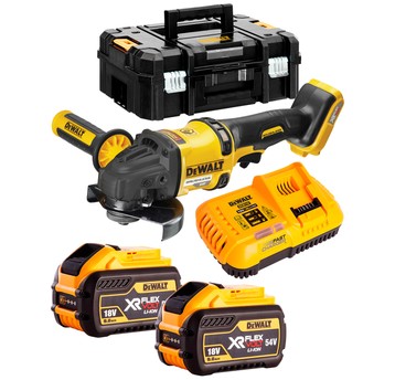 Szlifierka 125 54V BL 2x9Ah FlexVolt DeWalt TSTAK