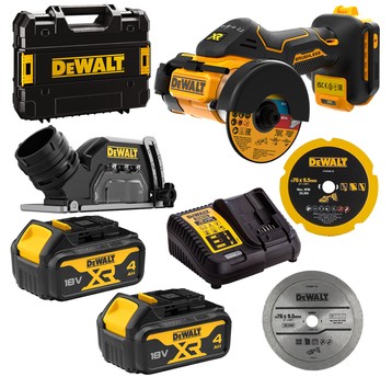 Szlifierka kątowa 18V 76mm 2x4Ah BL TSTAK DeWALT