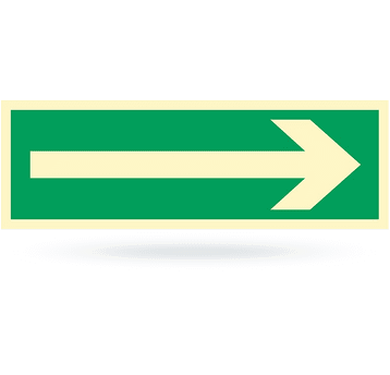 Tab: STRZAŁKA kierunek drogi ewakua ZIO-1 ZE-04