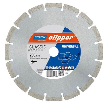 Tarcza diamentowa segment 230 CLIPPER UNIVE NORTON