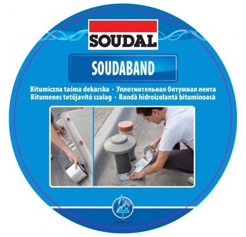 Taśma dekarska ołów grafit 10cmx10mb SOUDAL